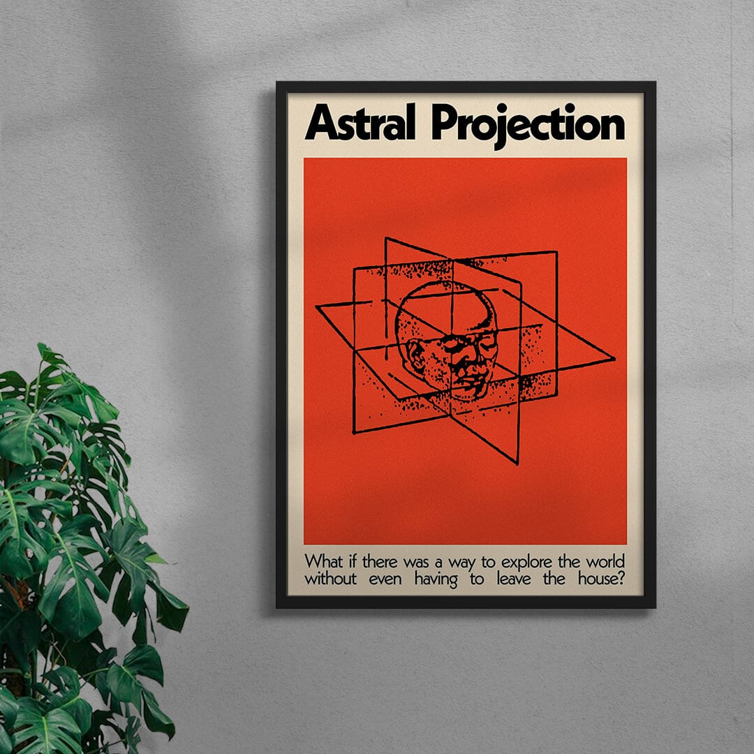 11.7x16.5" (A3) / Unframed Astral Projection - UNFRAMED contemporary wall art print by George Kempster - sold by DROOL