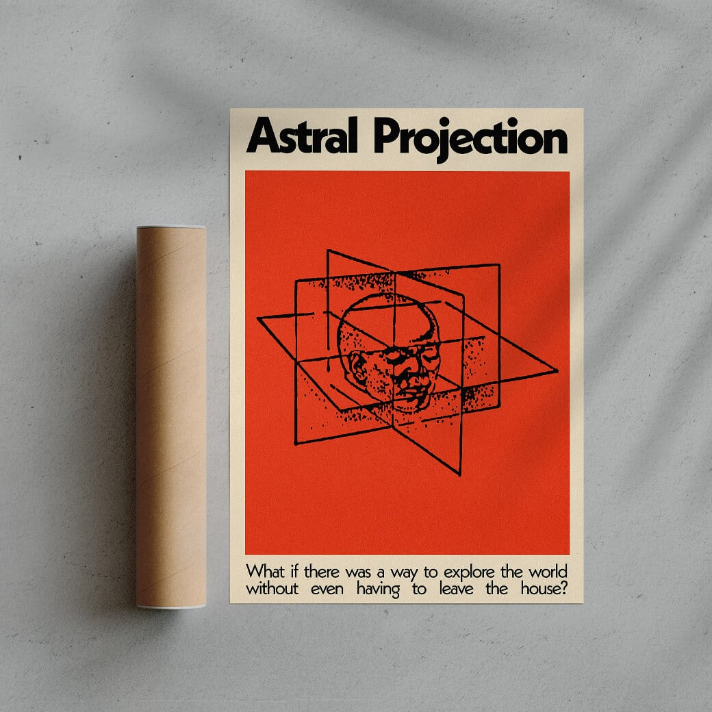 11.7x16.5" (A3) / Unframed Astral Projection - UNFRAMED contemporary wall art print by George Kempster - sold by DROOL