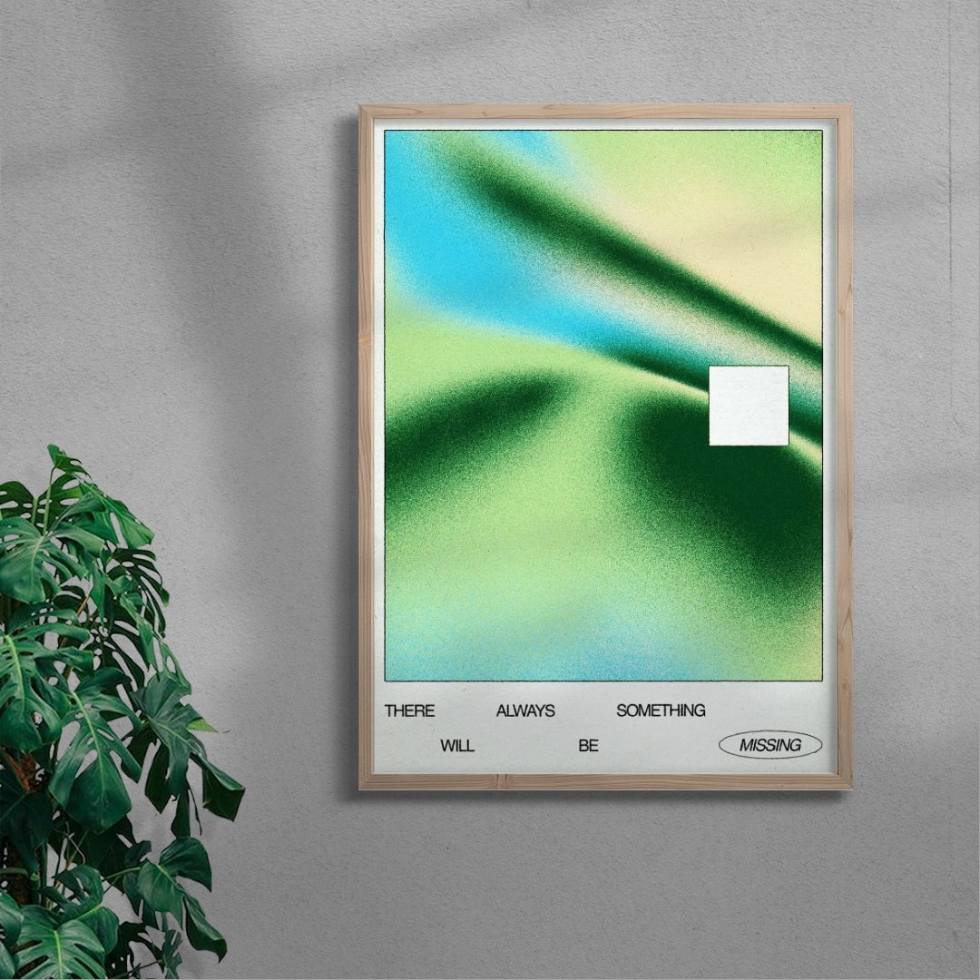 11.7x16.5" (A3) Missing - UNFRAMED contemporary wall art print by Coveposter - sold by DROOL
