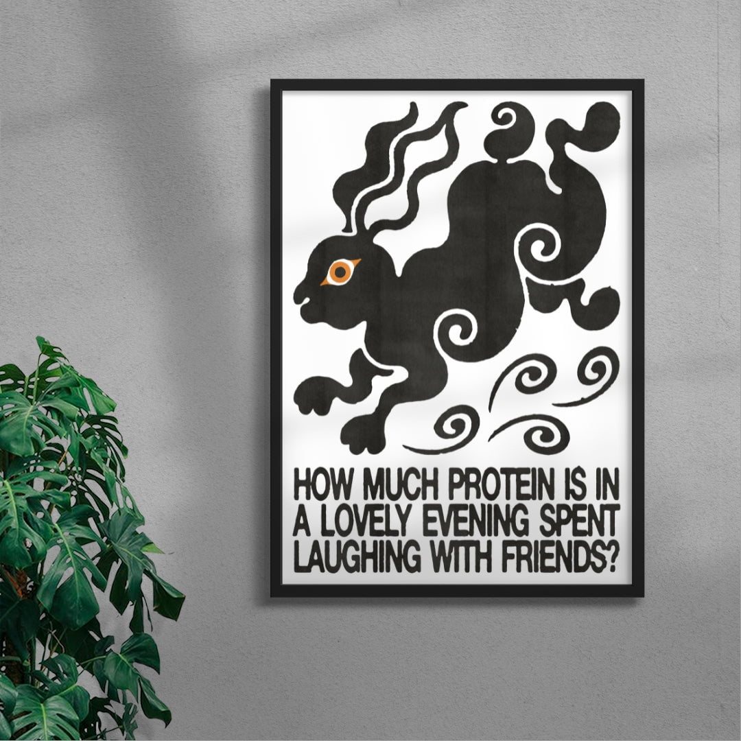 11.7x16.5" (A3) / Unframed A Lovely Evening - UNFRAMED contemporary wall art print by Alexander Khabbazi - sold by DROOL