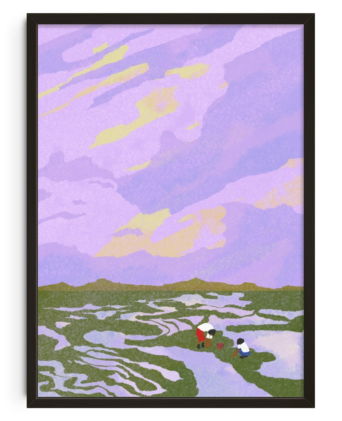 11.7x16.5" (A3) Devon - UNFRAMED contemporary wall art print by Lily Kong - sold by DROOL