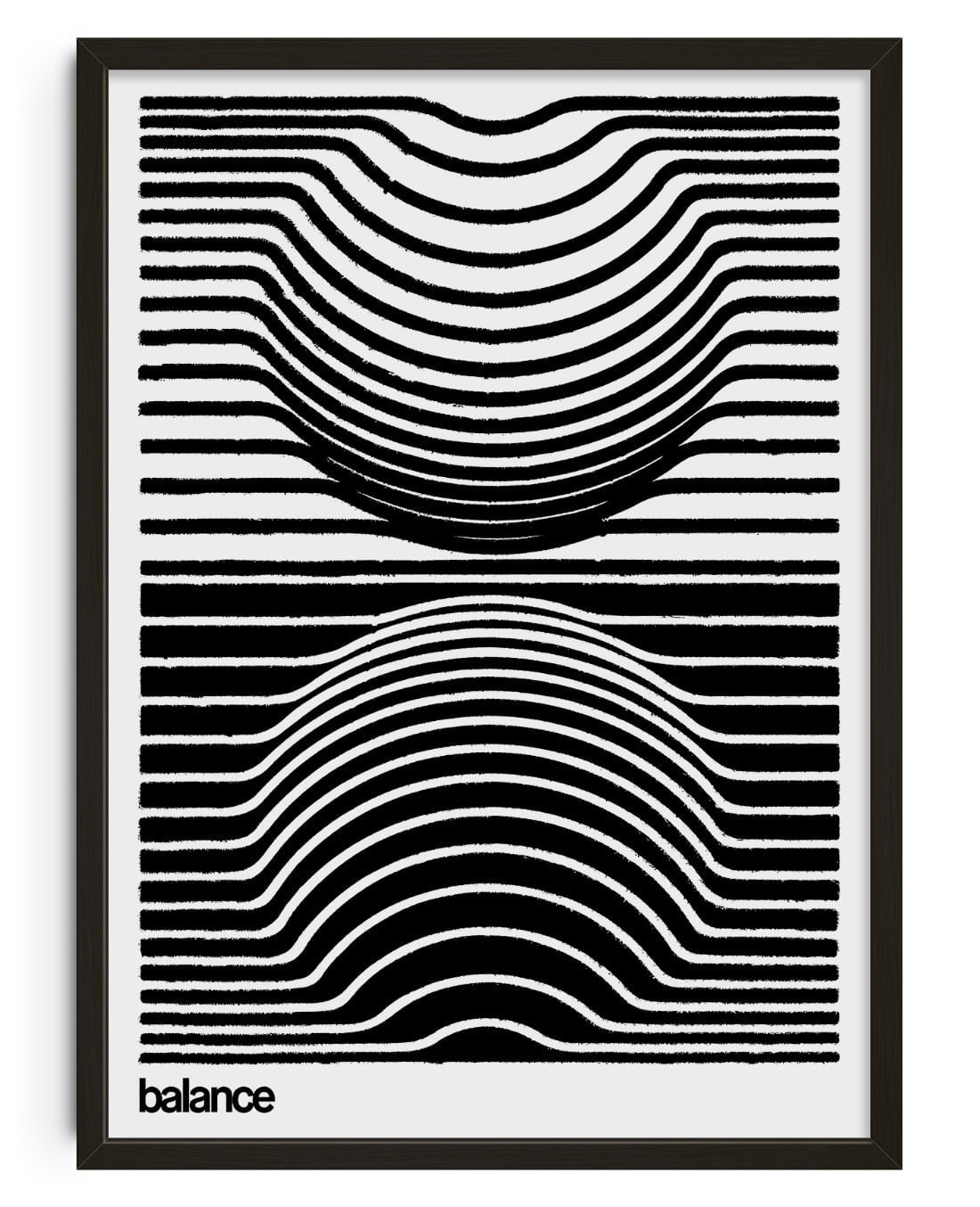 11.7x16.5" (A3) Harmonic Balance - UNFRAMED contemporary wall art print by Adam Foster - sold by DROOL