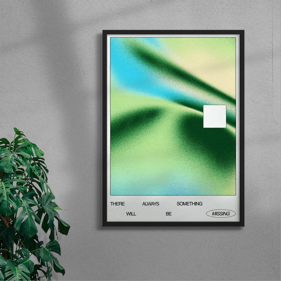 11.7x16.5" (A3) Missing - UNFRAMED contemporary wall art print by Coveposter - sold by DROOL