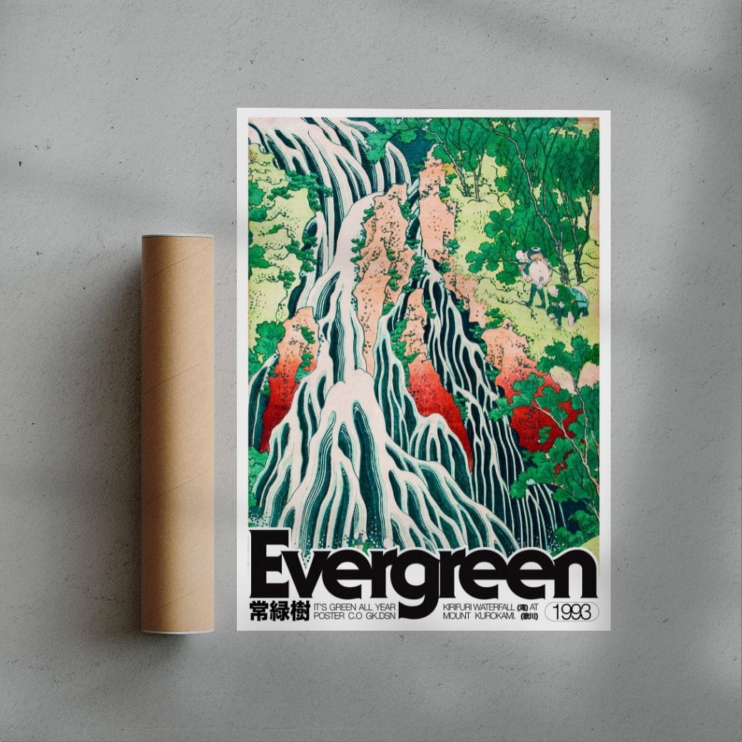 11.7x16.5" (A3) Evergreen - UNFRAMED contemporary wall art print by George Kempster - sold by DROOL