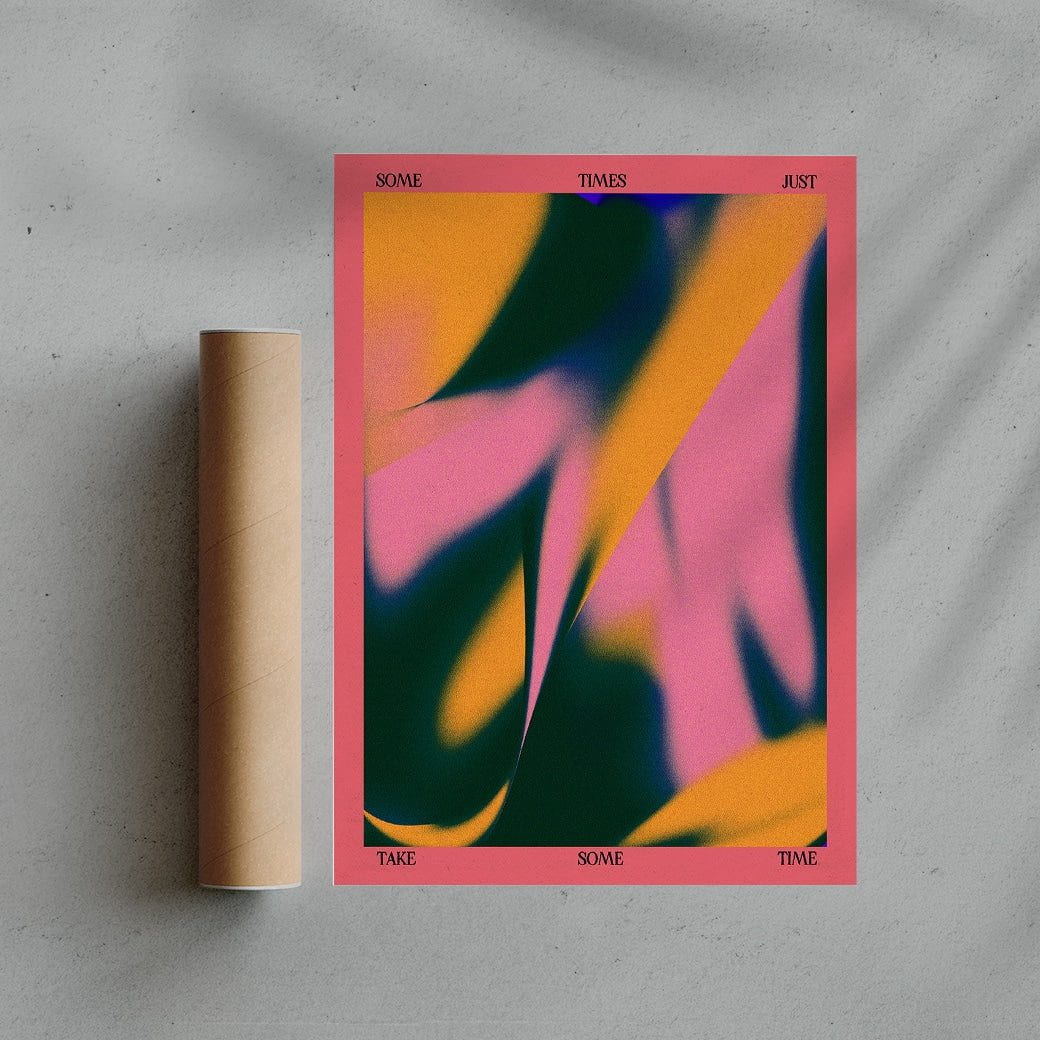 11.7x16.5" (A3) Time - UNFRAMED contemporary wall art print by Coveposter - sold by DROOL